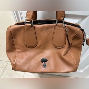 Coach leather bag